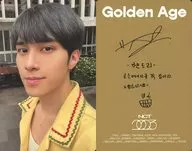 NCT / Hendry (HENDERY) / Back With Print Signature and Message / CD-Golden Age (Archiving Ver.) enclosed photo card