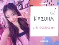 10 : LE SSERAFIM/KAZUHA (Kazuha) / CD "FEARLESS" release commemoration LE SSERAFIM Weverse Shop JAPAN limited photo card