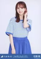 Kaede Sato / Upper body / nogizaka46 Summer Tour 2023 / "Midsummer National Tour 2023" MIYAGIver. Venue limited Random Official photo Blue x White Coordinate