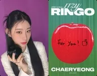 ITZY/CHAERYEONG / CDs "Ringo" [First Press Limited B] (WPCL-13505) enclosed trading card