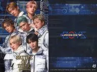 No. 49 [SP Card] : JIGGY BOYS ≠ BALLISTIK BOYS / Gather (7 people) / "BATTLE OF TOKYO TWIN Wafers" metallic placard