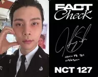 NCT 127 / Johnny (JOHNNY) / With Print Signature and Message / CD-FACT Check (QR Ver.) Photo Card