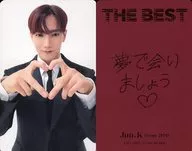 2PM/Jun. K / Message printed on the back / CD "THE BEST (first production limited edition B)" (ESCL-5902 ~ 3) enclosed photo card (Type B)