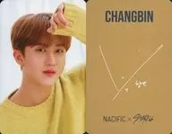 Stray Kids/Changbin(Chanbin)/背面印刷带签名/"NACIFIC×Stray Kids>对象购入特典照片卡