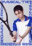 Takakazu HARA (Shuichiro OISHI) / Top of Body & Character Tector Shots / "Musical 『 El Príncipe del Tenis 』 4 th Season Seigaku vs. Tachiumi" Original bromide (solo)