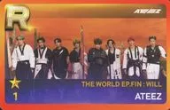 ATEEZ / Gather (8 people) / Horizontal / CDs "THE WORLD EP. FIN : WILL" SUPERSTAR SILI Alucard