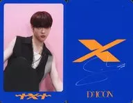 TOMORROW X TOGETHER / DALsooobin / Back Blue / Printed with signature / "DACON D' FESTA MINI EDITION TXT" Photo Card