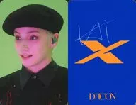 TOMORROW X TOGETHER / Hueningkai / Back Blue / Printed with signature / "DACON D' FESTA MINI EDITION TXT" Photo Card