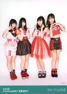 Foreign Love / Gathering (4 people) / 2L size / Kobunsha "FLASH extra issue" × Konpurin AKB48 group unit rock-paper-scissors competition 2017 sheet of paper measuring 127 × 178mm Bromide