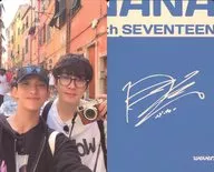 Seventeen / DK (ドギョム) / WONWOO (Waunu) / Reverse side printing with signature / "VOD NANA TOUR with Seventeen" special bonus Weverse Shop Special Gifts Photo Card for pre-order purchasers