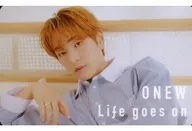 SHINee / ONEW / horizontal / CDs "Life goes on" 【 First Press Limited Disc A (UPCH-29435) enclosed M CARD (M card)