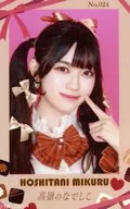 No. 024 : Takamine no Nadeshiko / Hoshiya no Miki / Torayca size / random mini photocard (2024 Valentine ver.)