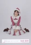 松田里奈/座り/櫻坂46ランダム生写真【2024年 クリスマスサンタ衣装】