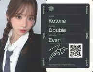 302A : Triple Les ∞!/ Kotone (Kotone) / Double Class Objekt (trading card) with CDs "Un Title" (regular edition)