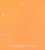 SEVENTEEN - 7th ミニアルバム Heng garae (02) PERFORMANCE TEAM PHOTOBOOK(オレンジ)