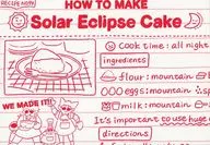 日食ケーキの作り方 HOW TO MAKE Soler Eclipse Cake / 王