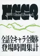 MGGQ 全話全キャラ全機体登場時間集計 / 猫弥澤