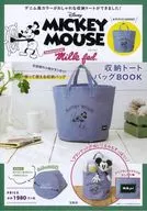 有贈品)Disney MICKEY MOUSE PRODUCED BY Milk fed.收納手提包BOOK