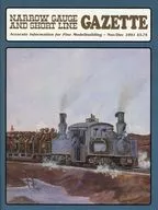 NARROW GAUGE AND SHORT LINE GAZETTE NOVEMBER/DECEMBER 1991 VOLUME 17 NUMBER 5