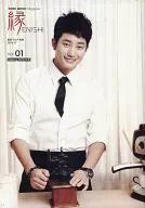 Volume 1 of the Month 01, 2013 (with 1 DVD) "En" of Park SIHOO Magazine, a separate volume of Hallyu T.O.P