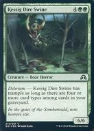 [C]：【FOIL】Kessig Dire Swine/ケッシグの不吉な豚