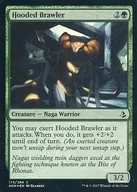 [C]: 【FOIL】 Hooded Brawler / Hooded Ashiya