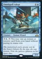 [R] : [FOIL] Omnispell Adept / Master of Manspell