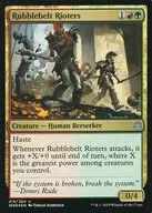 [UC]:【FOIL]Rubblebelt Rioters/瓦礫地帶的暴動者