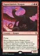 [R]:【FOIL】Opportunistic Dragon/機會之龍