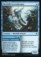 [C]:【FOIL】Merfolk Secretkeeper/Venture Deeper/Mafoke的秘密守护