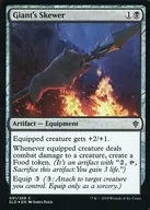 [C]:【FOIL】Giant's Skewer/巨人的串