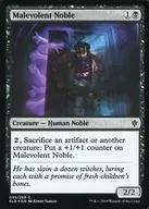 [C]:【FOIL】Malevolent Noble/邪惡的貴族