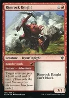 [C]:【FOIL】Rimrock Knight/Boulder Rush/Rim Rock的騎士