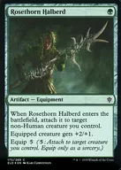 [C]:【FOIL】Rosethorn Halberd/薔薇棘的火槍