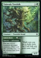 [C]:【FOIL】Tuinvale Treefolk/Oaken Boon/養Vail的樹叉