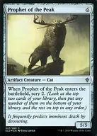 [C]:【FOIL】Prophet of the Peak/頂的預言家