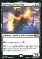 106/274[R]：【M21】【FOIL】Kaervek  the Spiteful/悪意に満ちた者、ケアヴェク