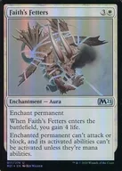 017/274[U]：【M21】【FOIL】Faith’s Fetters/信仰の足枷