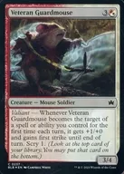 0237 [C] : 【 BLB 】 【 FOIL 】 Veteran Guardmouse / Old Guard Rat