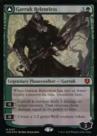 0197 [Mythic Rare] : 【 INR 】 【 FOIL 】 Garruk Resentless / Garruk the Veil-Cursed / Grace no Garaku / Veil no Curse no Garaku