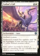 0016 [U] : 【 INR 】 【 FOIL 】 Cathar's Call / Holy Warrior's Call