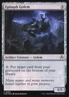 0262[C]:【INR】【FOIL】Epitaph Golem/墓碑的Go蕾姆