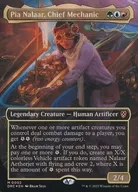 0002[Mythic Rare]:【DRC】【FOIL】【无国境版】Pia Nalaar Chief Mechanic/维修长，Pia Narah