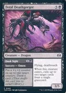 0080 [C] : [TDM] [FOIL] Feral Deathgorger/Dusk Sight / Fierce Death Eating / Twilight Vision