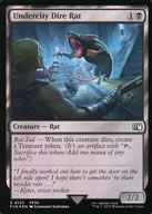 0123[C]:【FIN】【FOIL】Undercity Dire Rat/地下管道的Werat