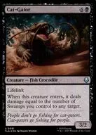 0091[U]：【TLA】【FOIL】Cat-Gator/ナマズワニ