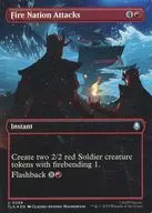 0299[U]：【TLA】【FOIL】【ボーダーレス版】Fire Nation Attacks/火の国の攻撃