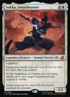 0083[神話R]：【TLE】【FOIL】Sokka， Swordmaster/剣豪、サカ