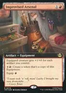 0270[R]：【TMT】【FOIL】【拡張アート版】Improvised Arsenal/寄せ集めの武器