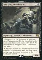 0071[R]：【TMT】【FOIL】Rat King， Verminister/害獣マスター、ラットキング